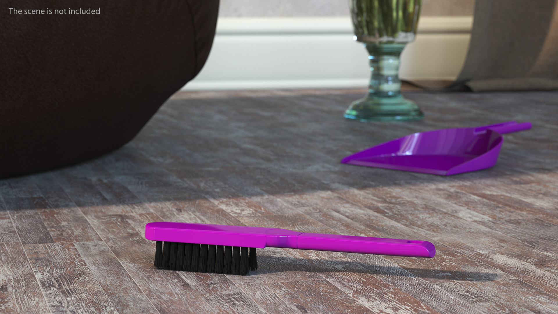 Handheld Cleaning Brush Fur 3D