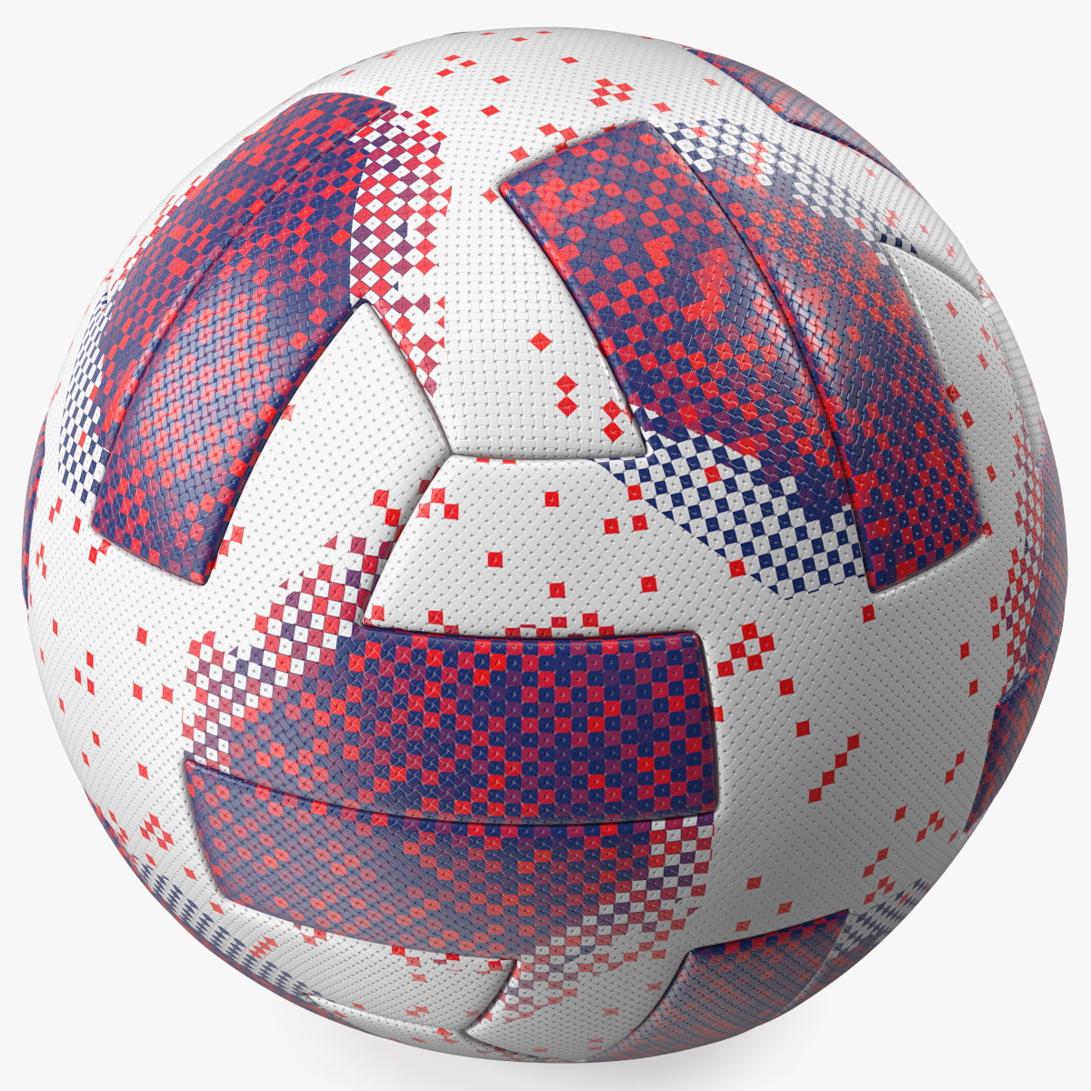 Digital Pixel Pattern Soccer Ball, view 9