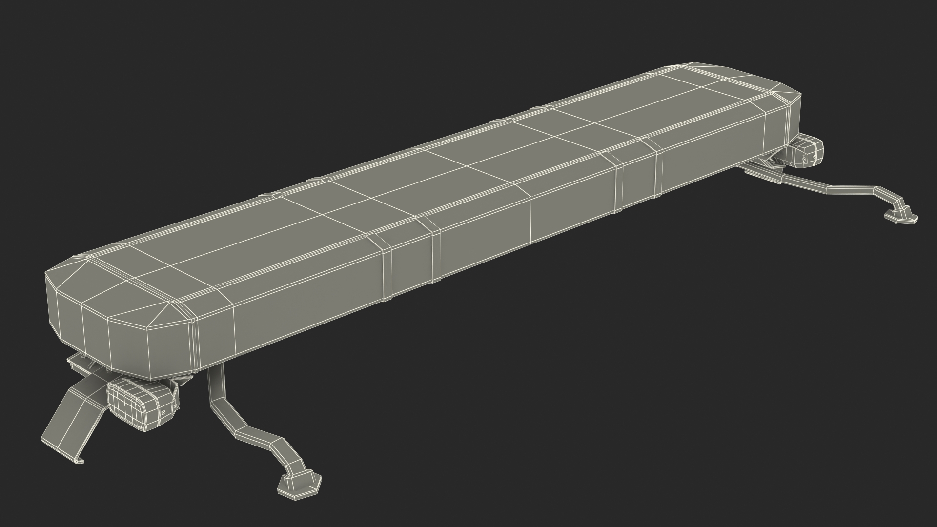 3D model Police Vehicle Light Bars