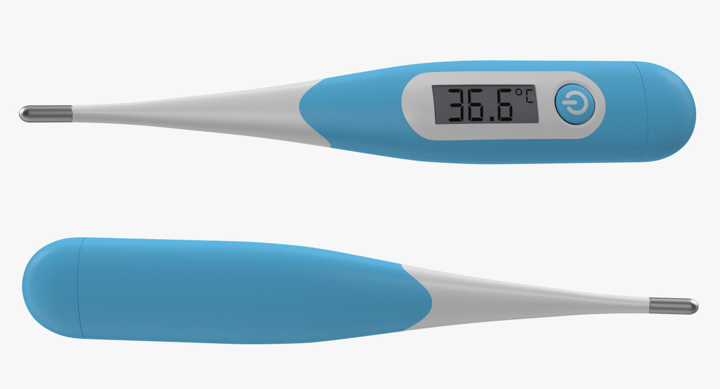 Digital Medical Thermometer 3D