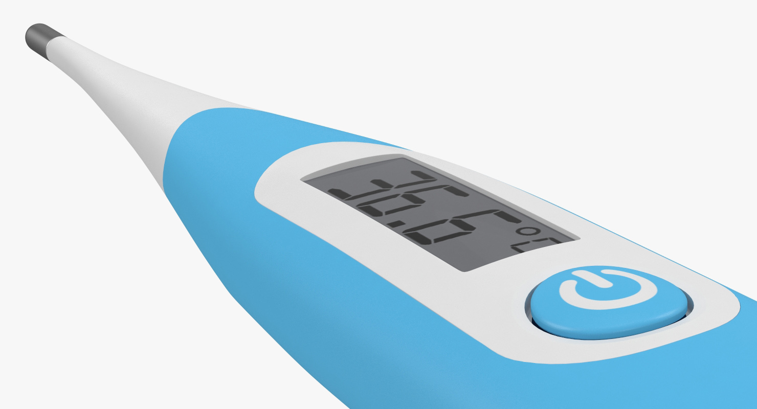 Digital Medical Thermometer 3D