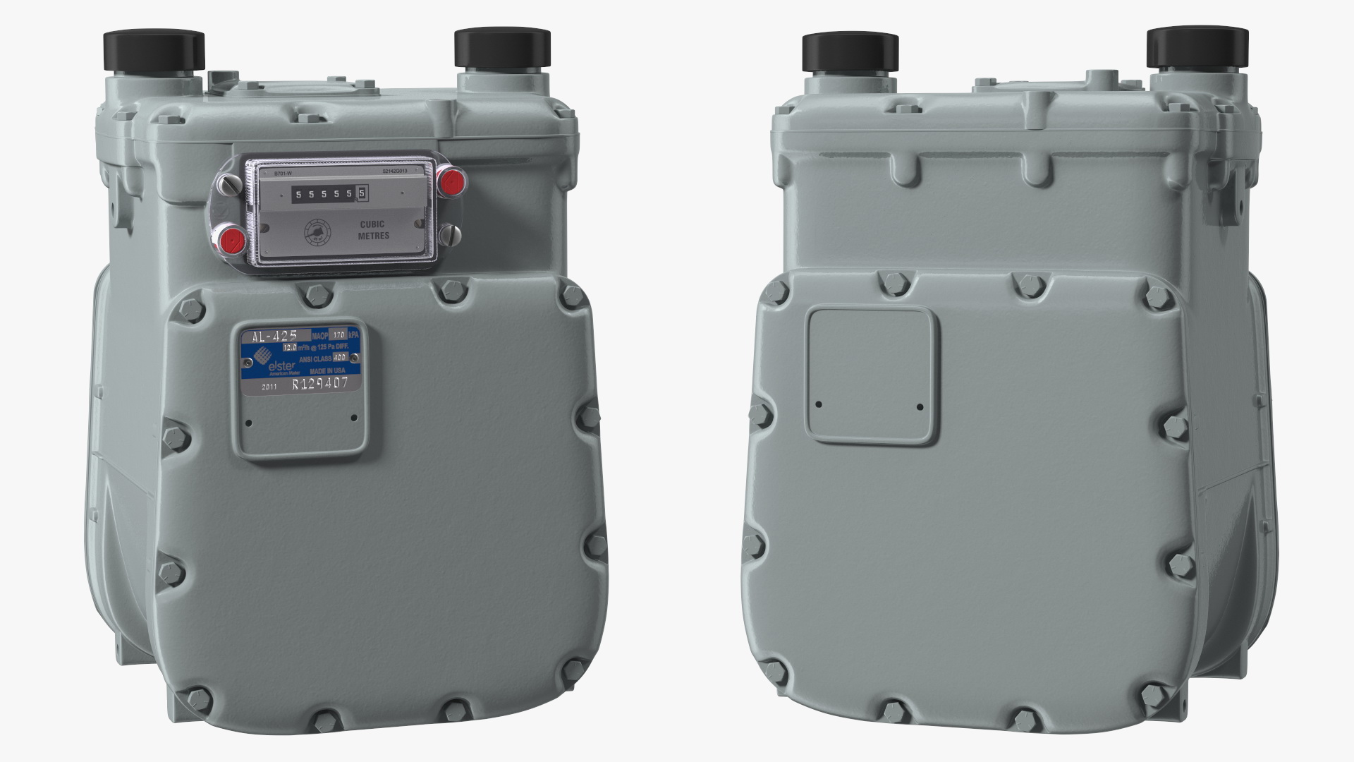 3D Diaphragm Gas Meter Elster
