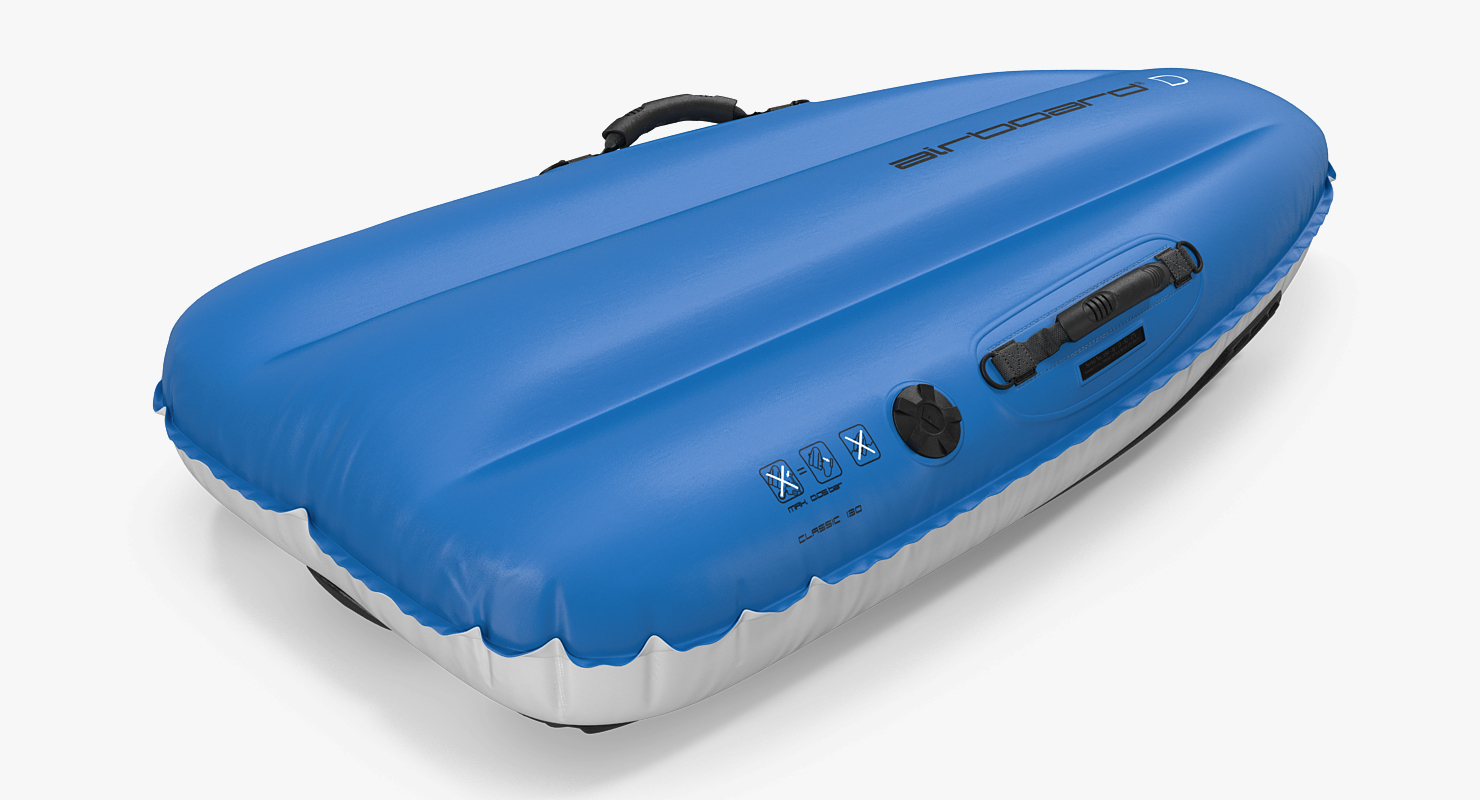 3D model Airboard Classic 130 Sled Blue