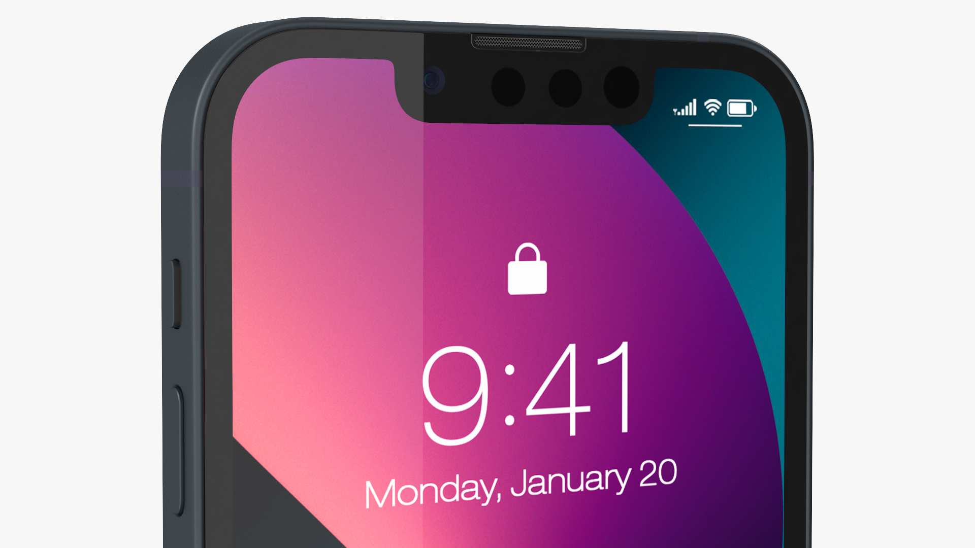 Apple iPhone 13 Mini Midnight 3D model