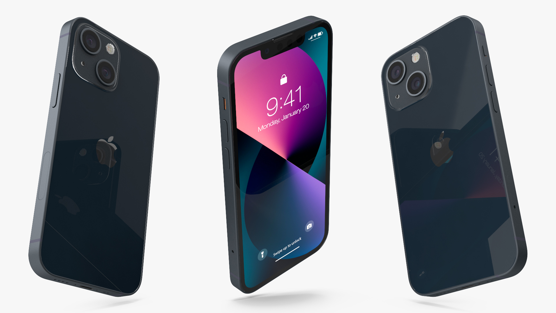 Apple iPhone 13 Mini Midnight 3D model