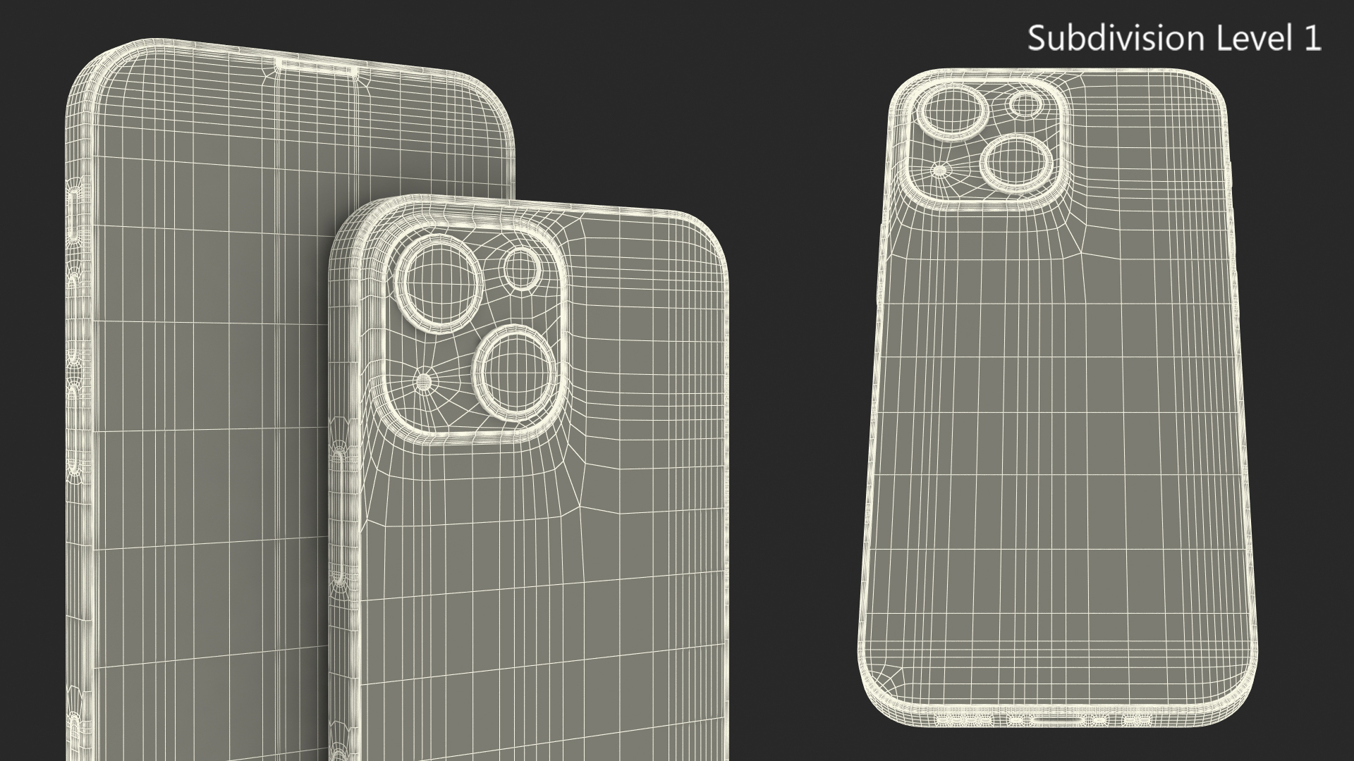 Apple iPhone 13 Mini Midnight 3D model