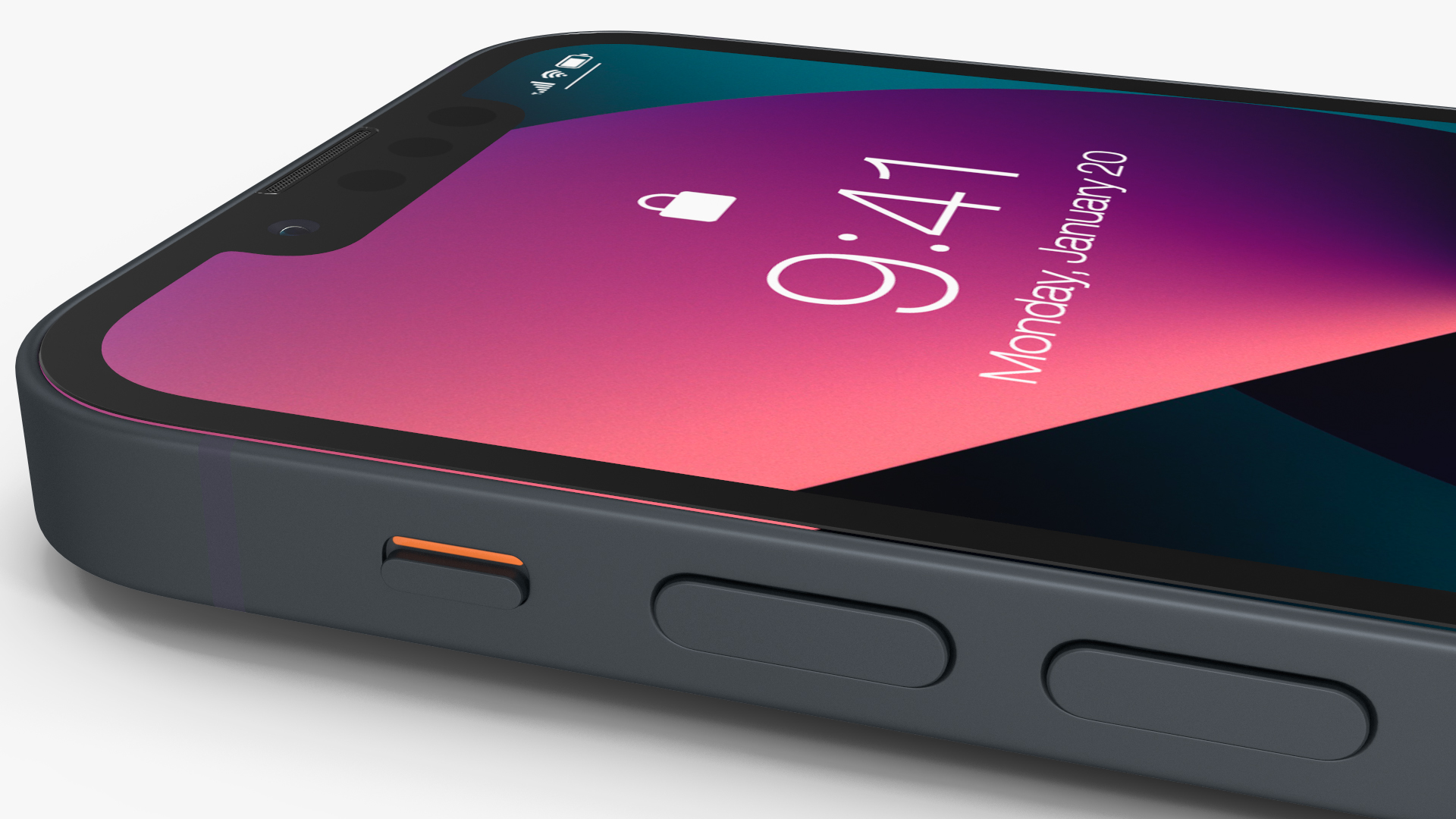 Apple iPhone 13 Mini Midnight 3D model