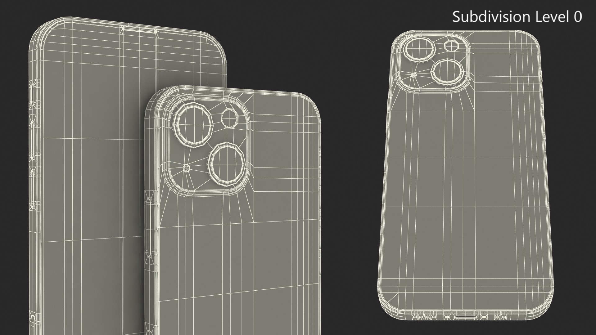 Apple iPhone 13 Mini Midnight 3D model