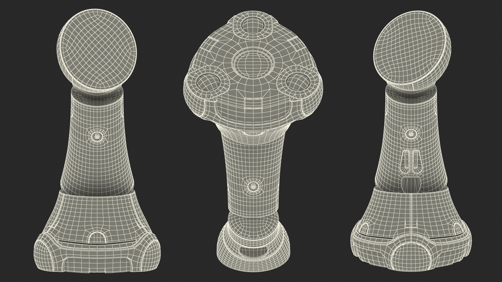 3D model Service Robot Rigged