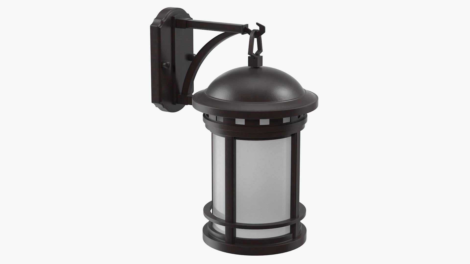 3D Vintage Decorative Street Wall Lantern model