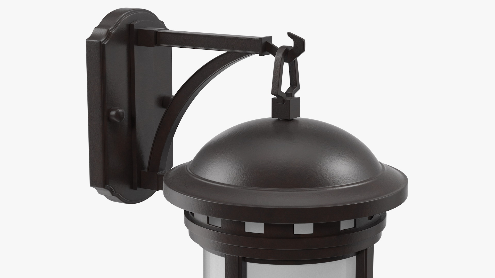 3D Vintage Decorative Street Wall Lantern model