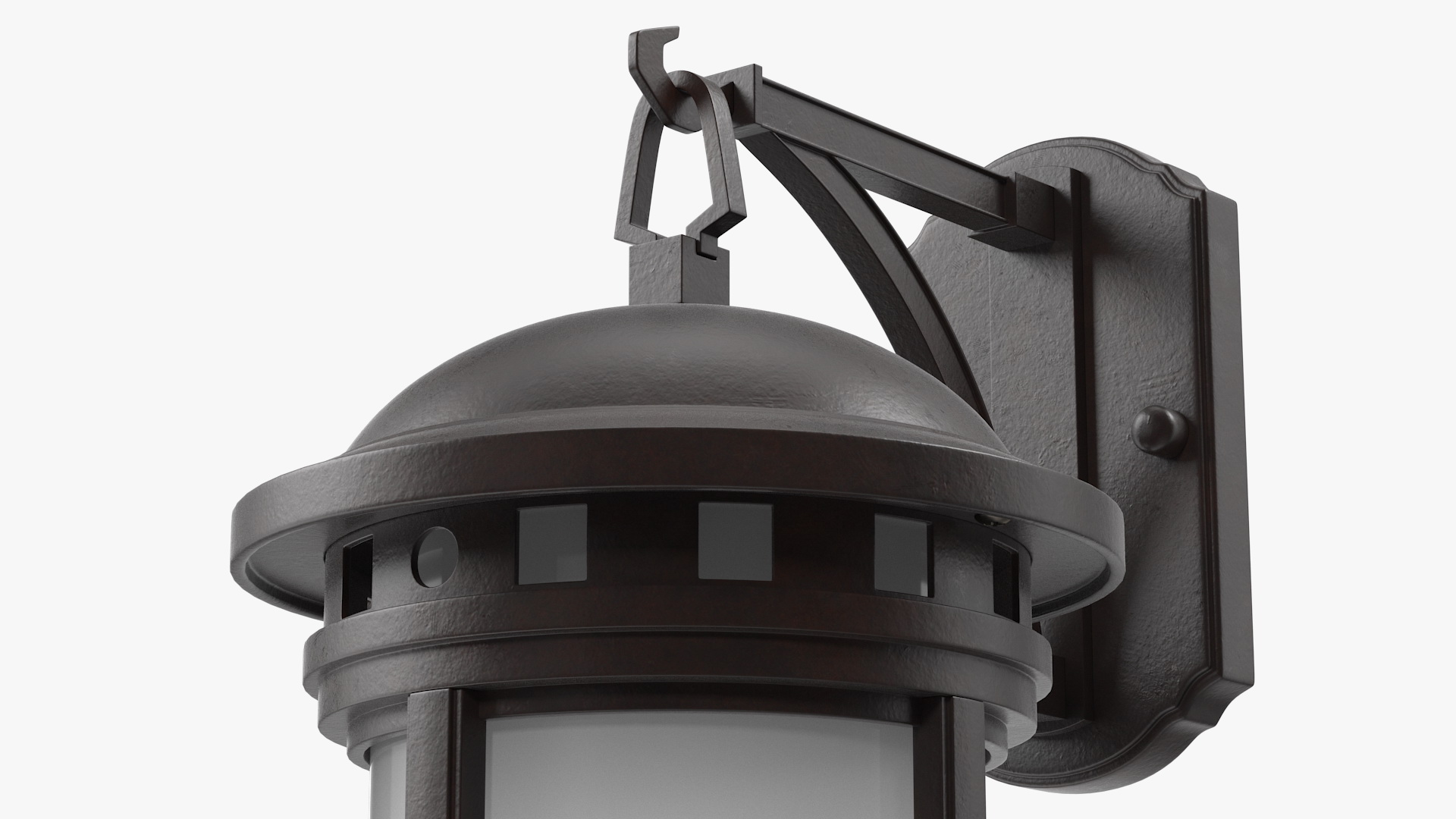 3D Vintage Decorative Street Wall Lantern model