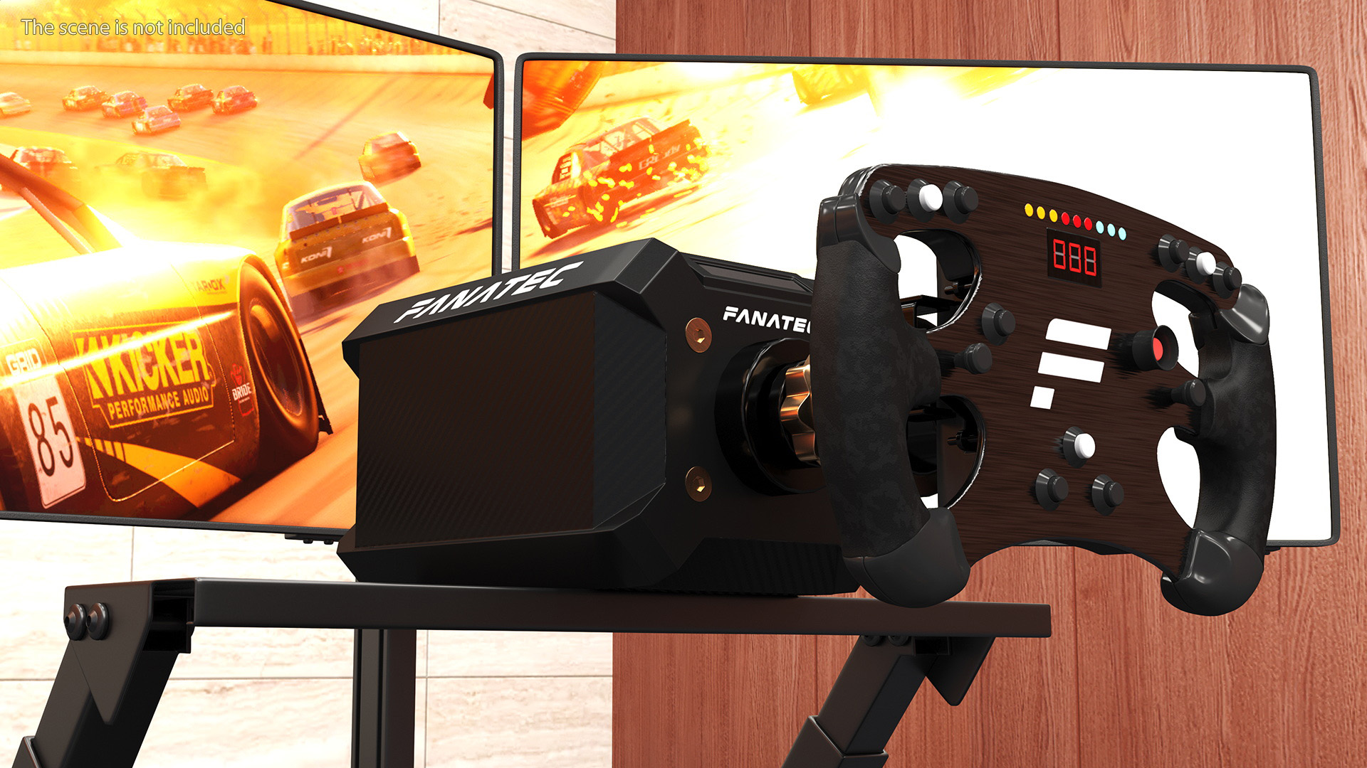 3D F-GT Racing Simulator Cockpit F1 with 3 Monitors model