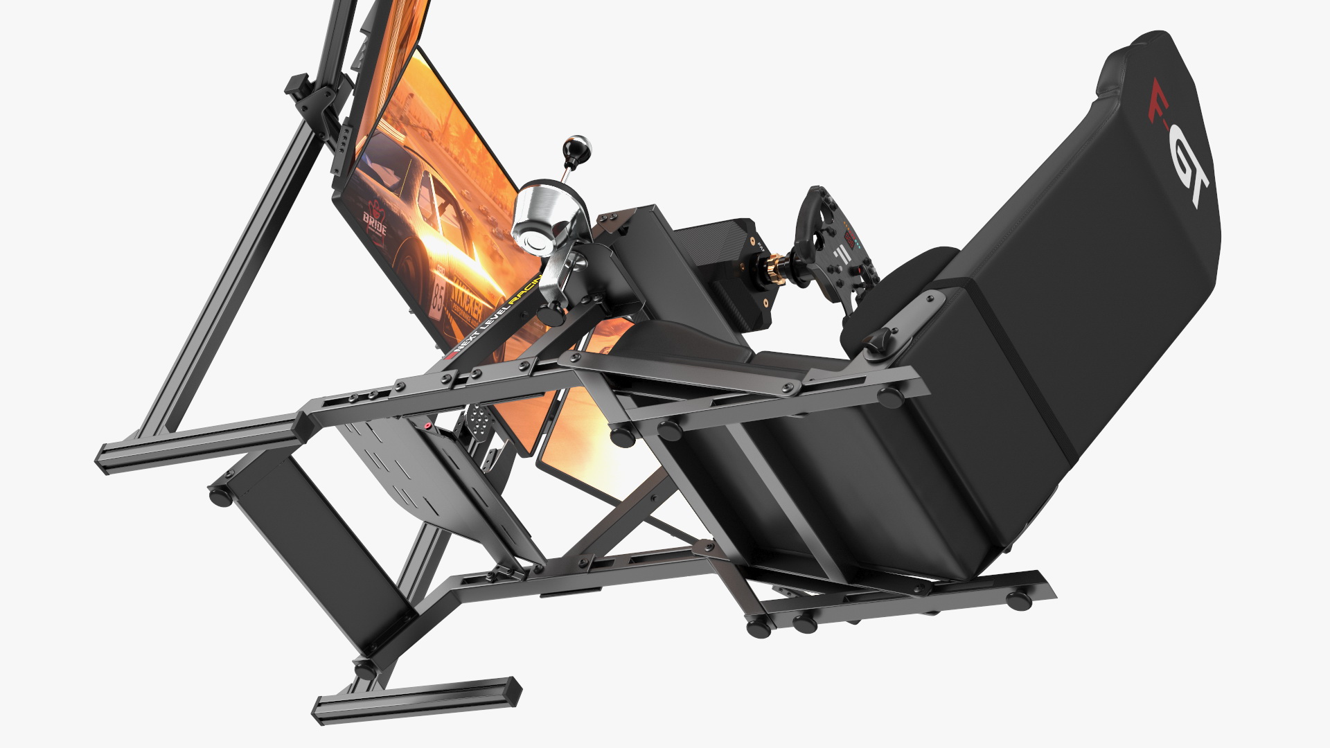 3D F-GT Racing Simulator Cockpit F1 with 3 Monitors model