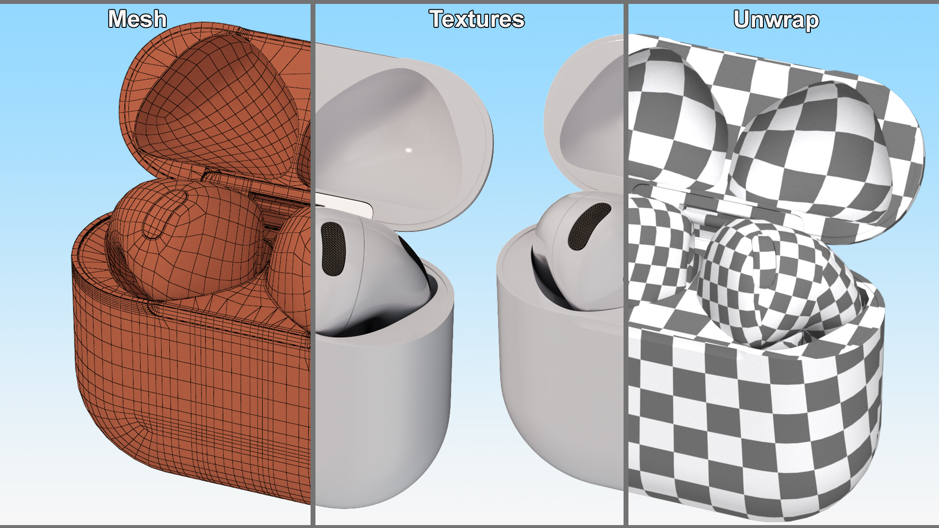 3D model Apple AirPods 4