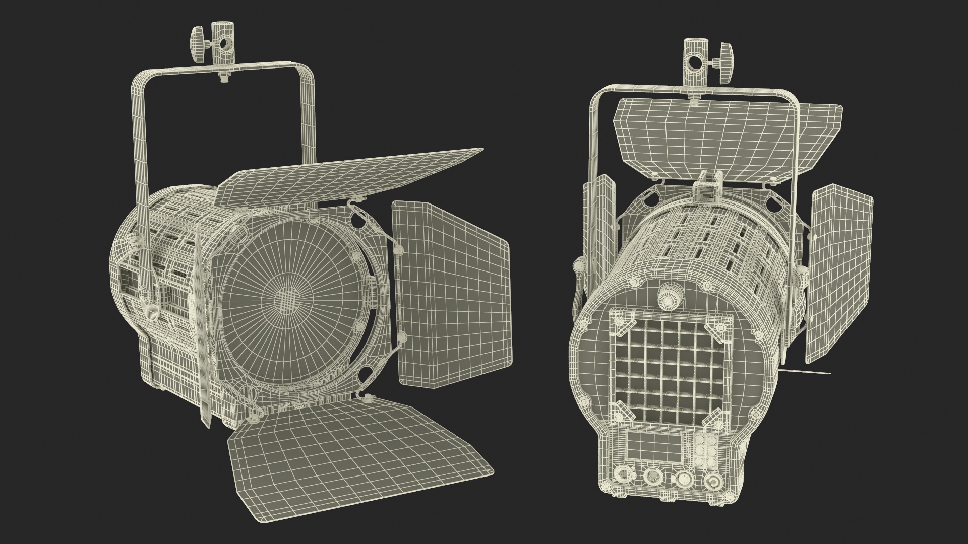 3D Studio Truss Modular Light System model