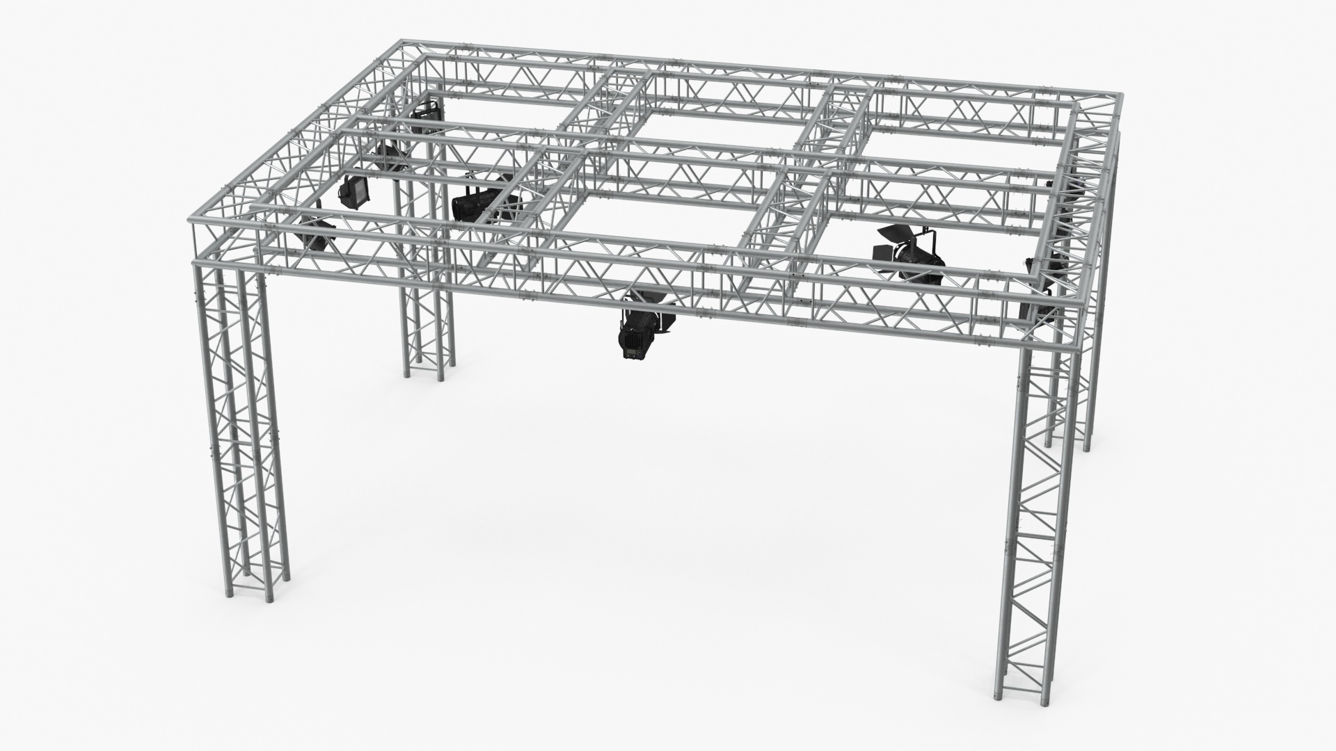 3D Studio Truss Modular Light System model
