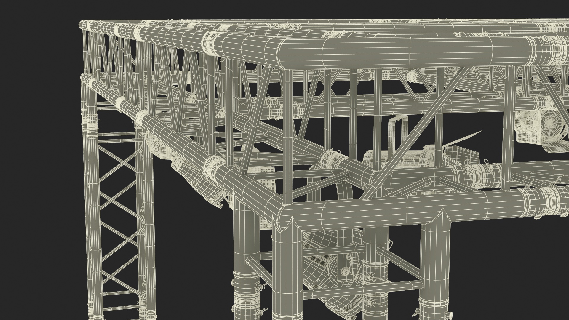 3D Studio Truss Modular Light System model