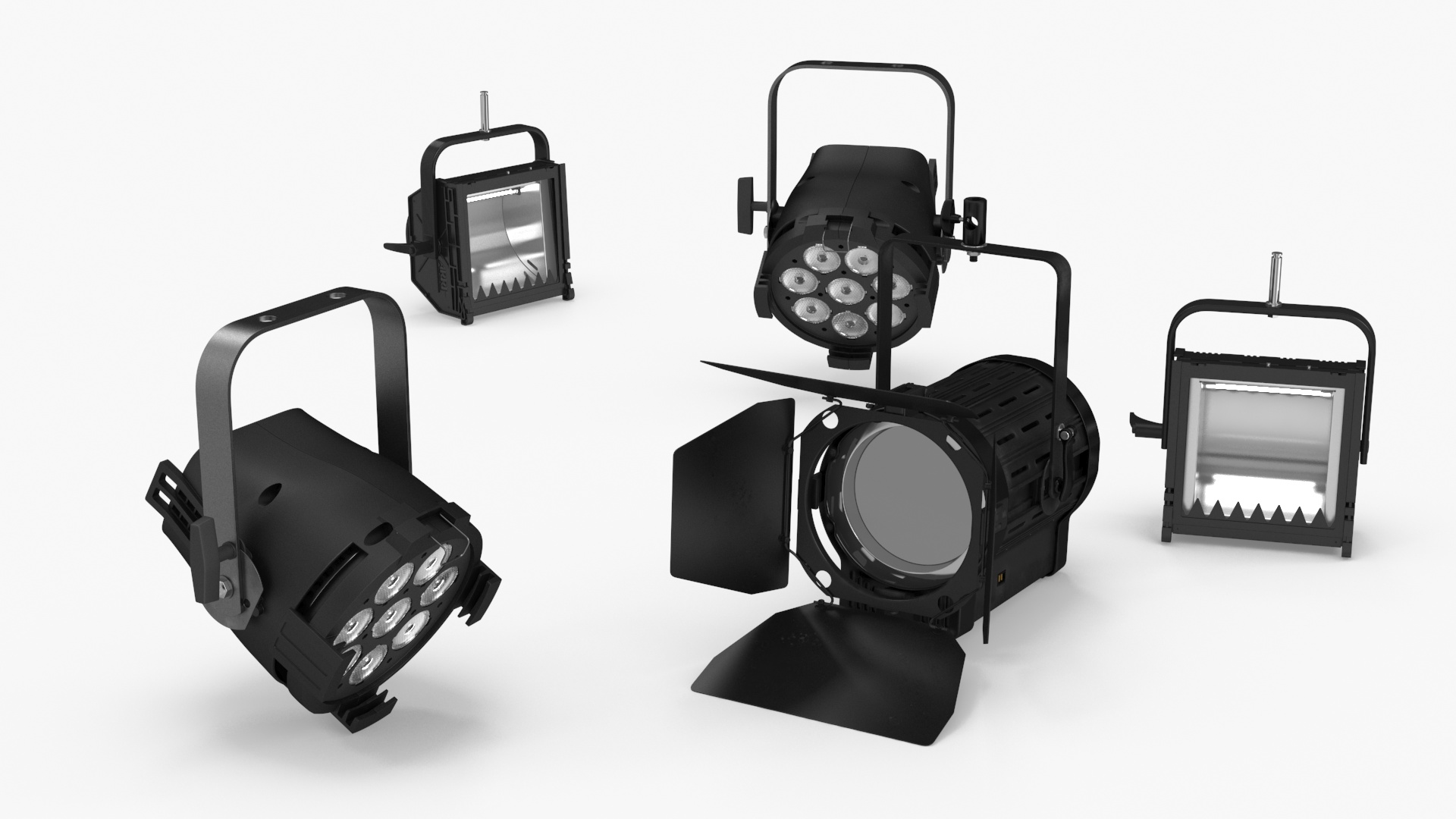 3D Studio Truss Modular Light System model