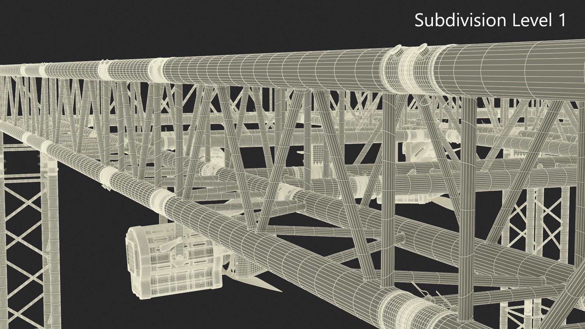 3D Studio Truss Modular Light System model