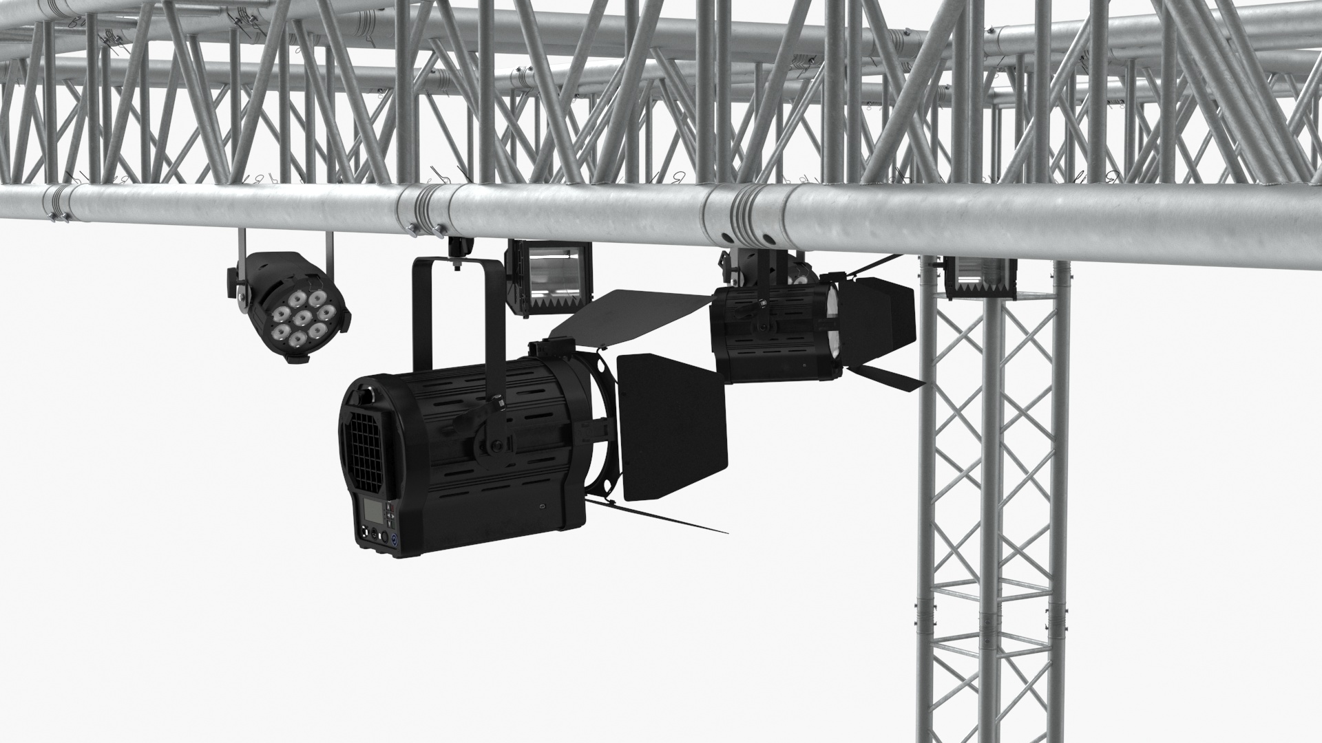 3D Studio Truss Modular Light System model