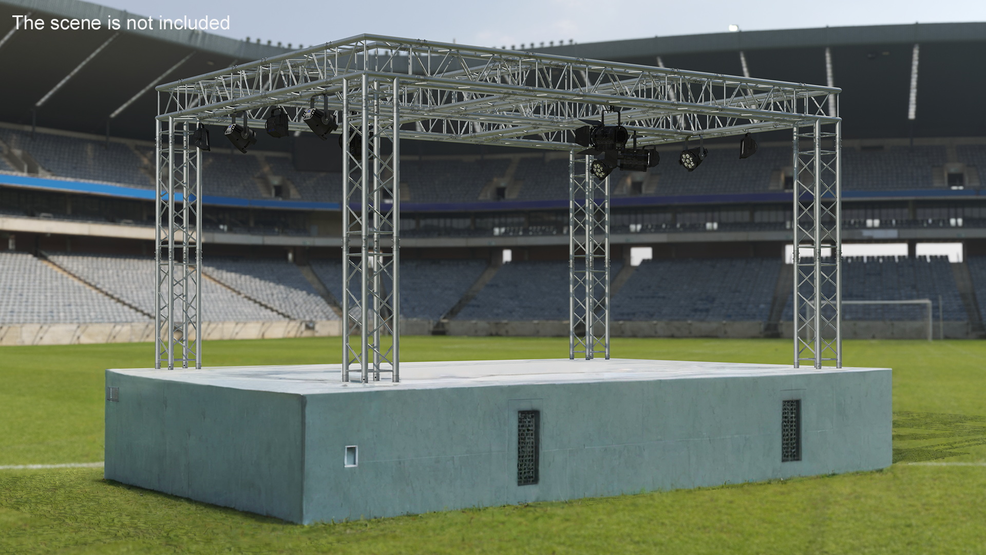 3D Studio Truss Modular Light System model