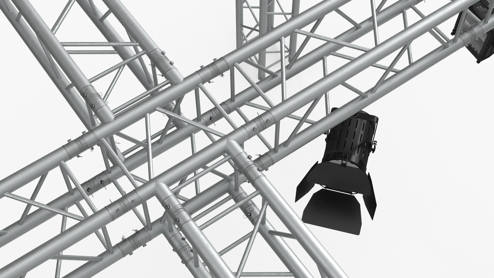 3D Studio Truss Modular Light System model