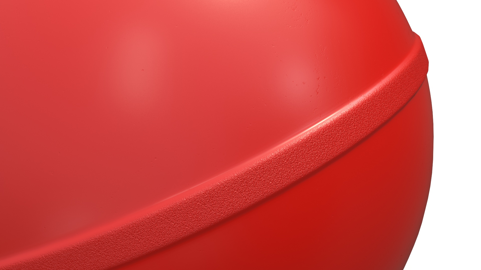 3D Flexi Bouncy Ball Red