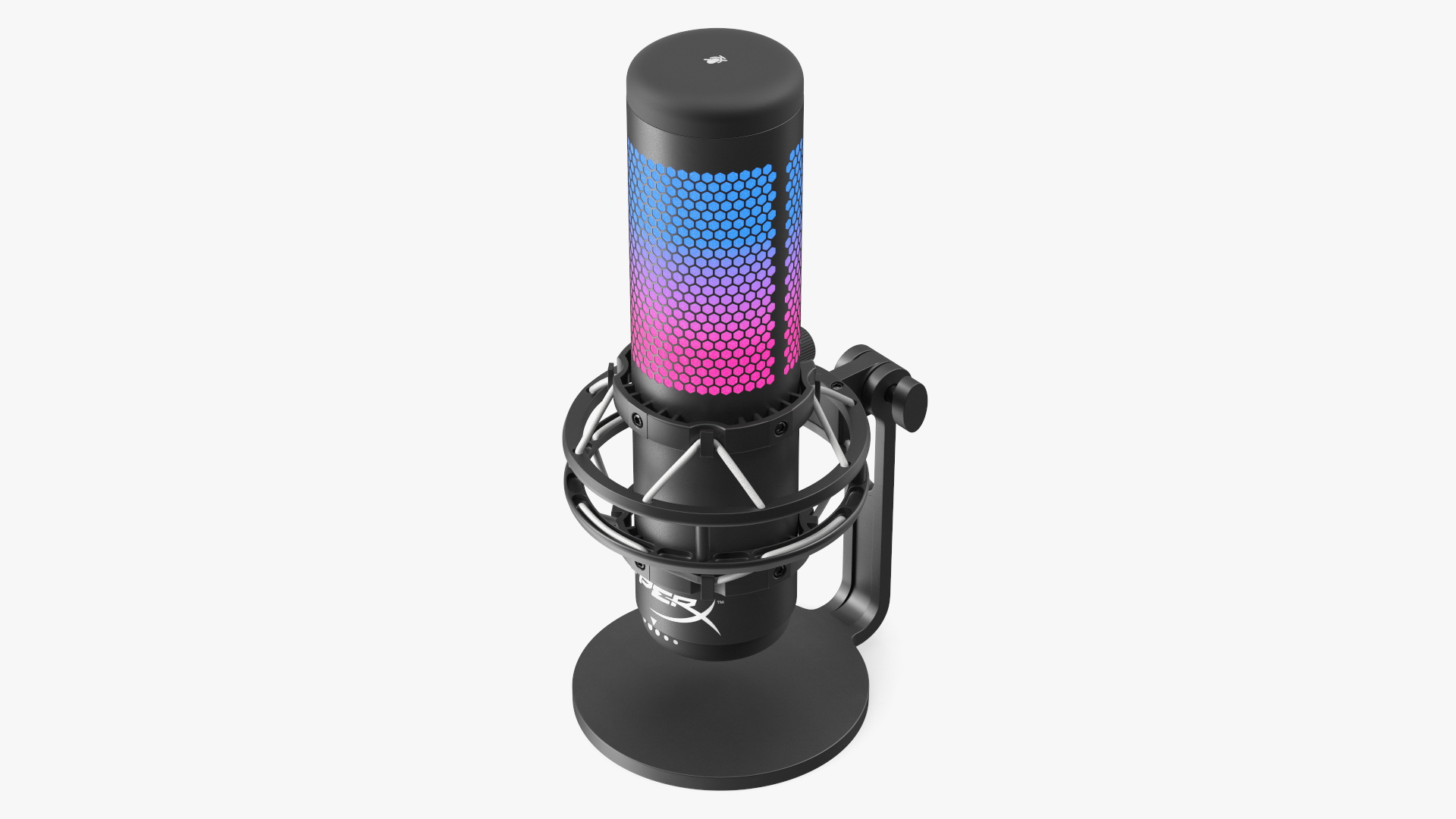 3D HyperX Gaming Microphone QuadCast S Black