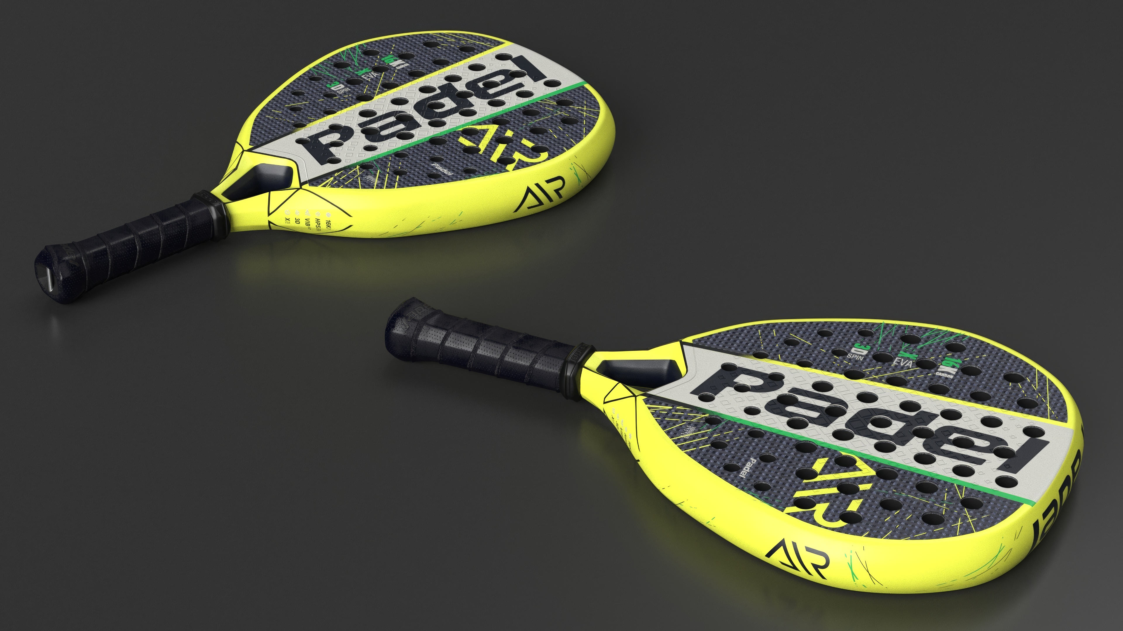 Padel Tennis Racket Generic 3D