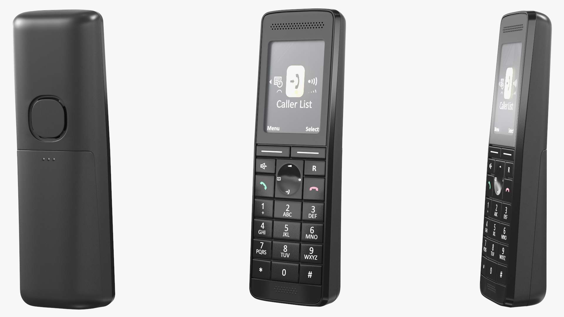 3D Cordless Landline Home Phone model
