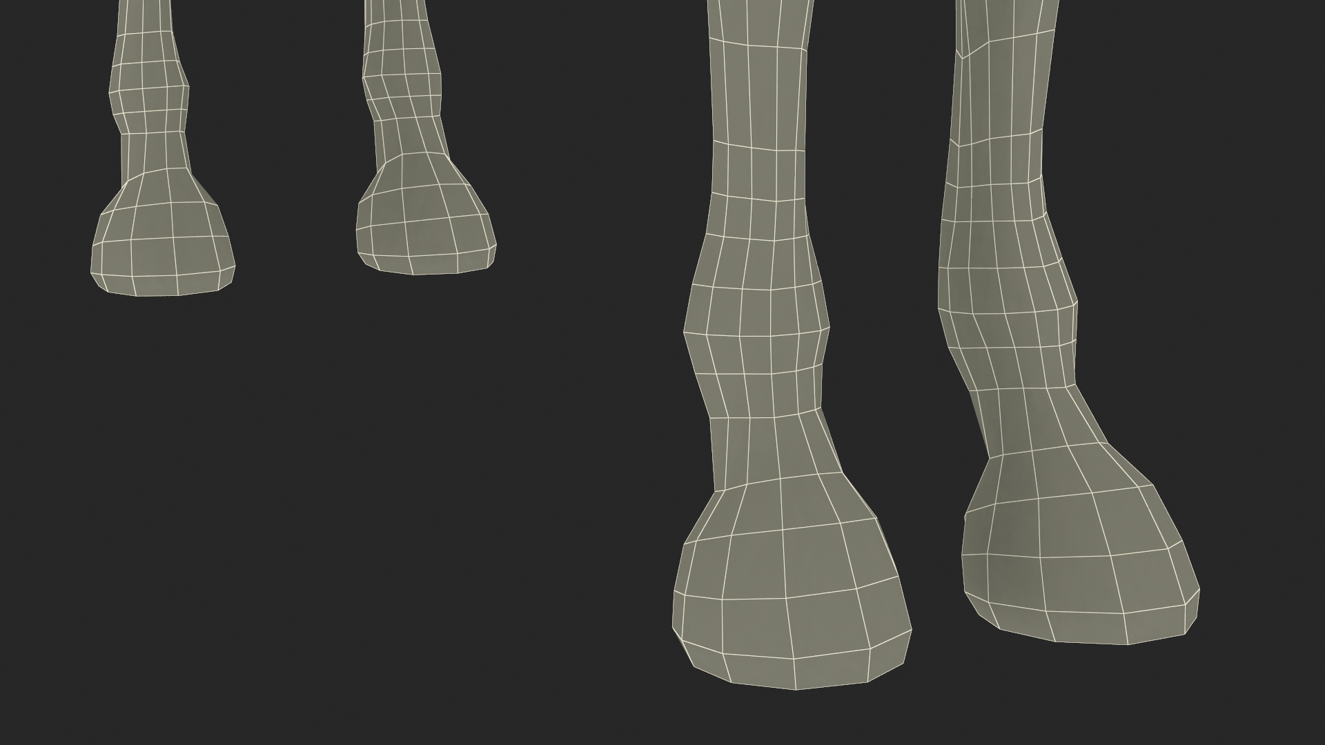 3D model Arabian Horse Black Fur Rigged
