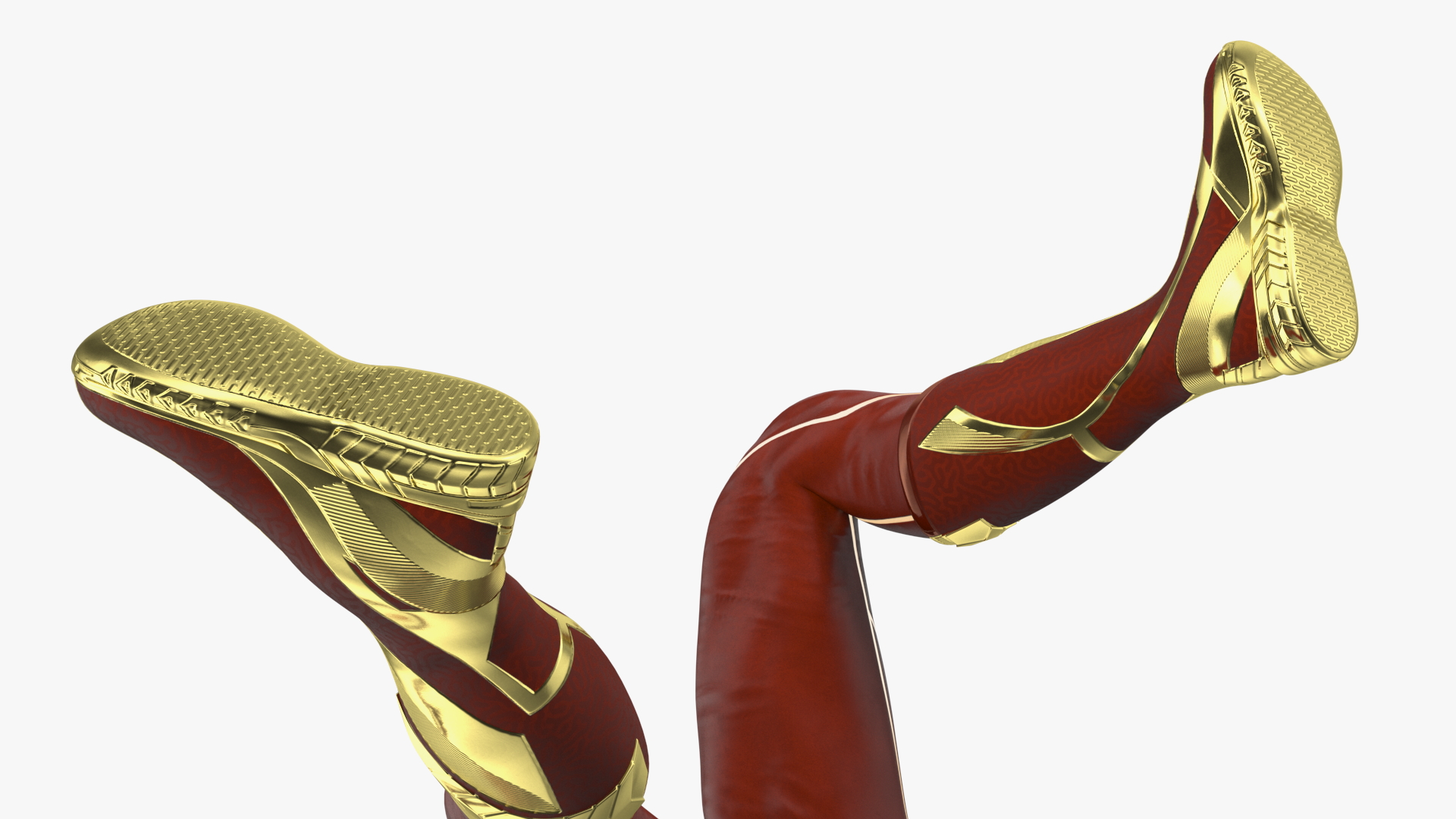 DC Comics Flash Fighting Pose 3D model