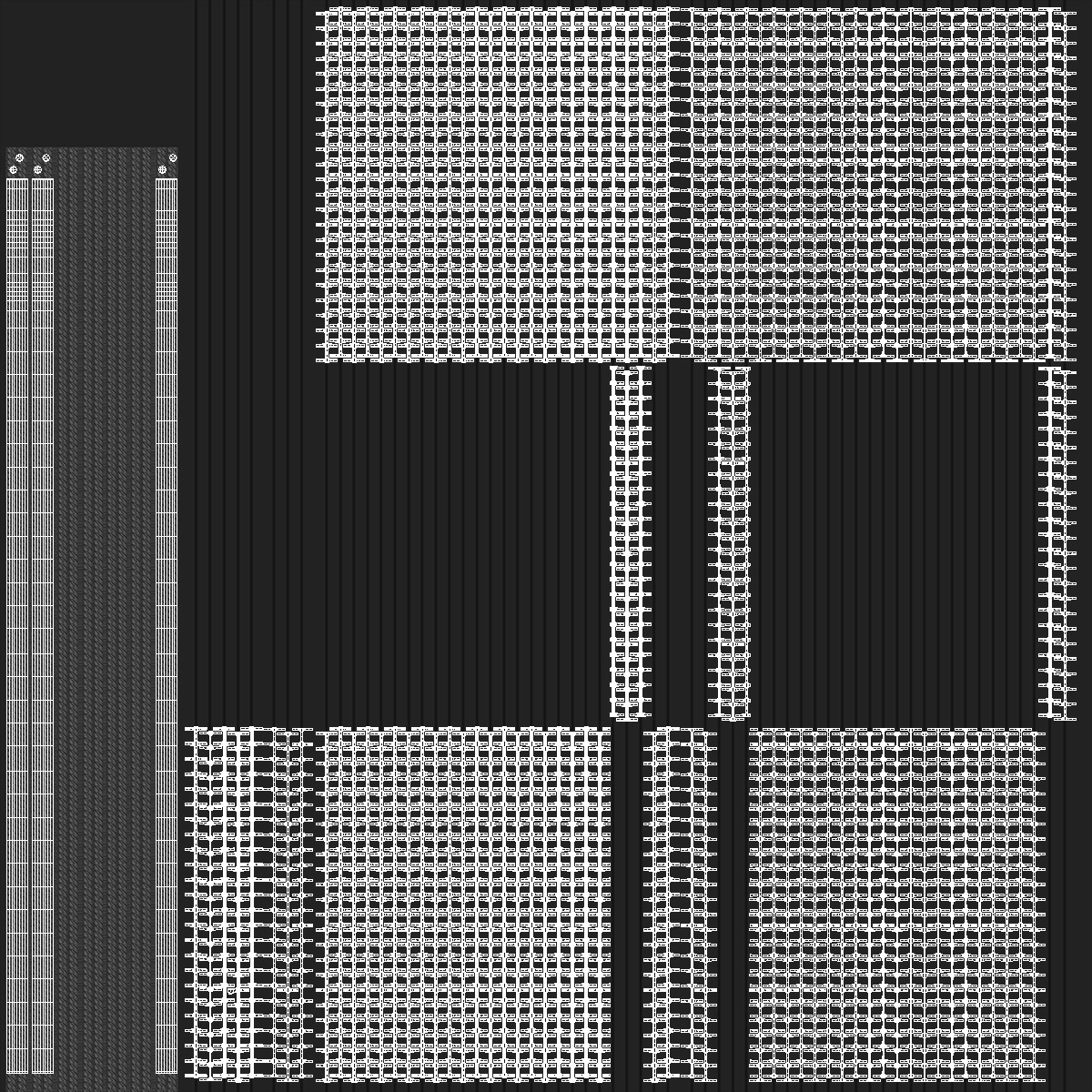 3D model Plastic Security Mesh Fence Corner Black