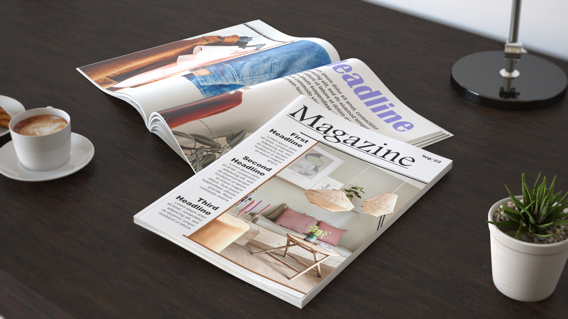 Magazines Mockup, view 10