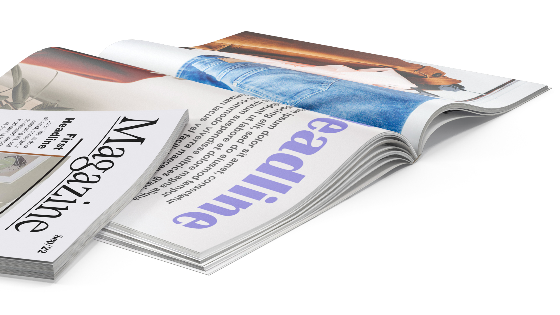 3D Magazines Mockup