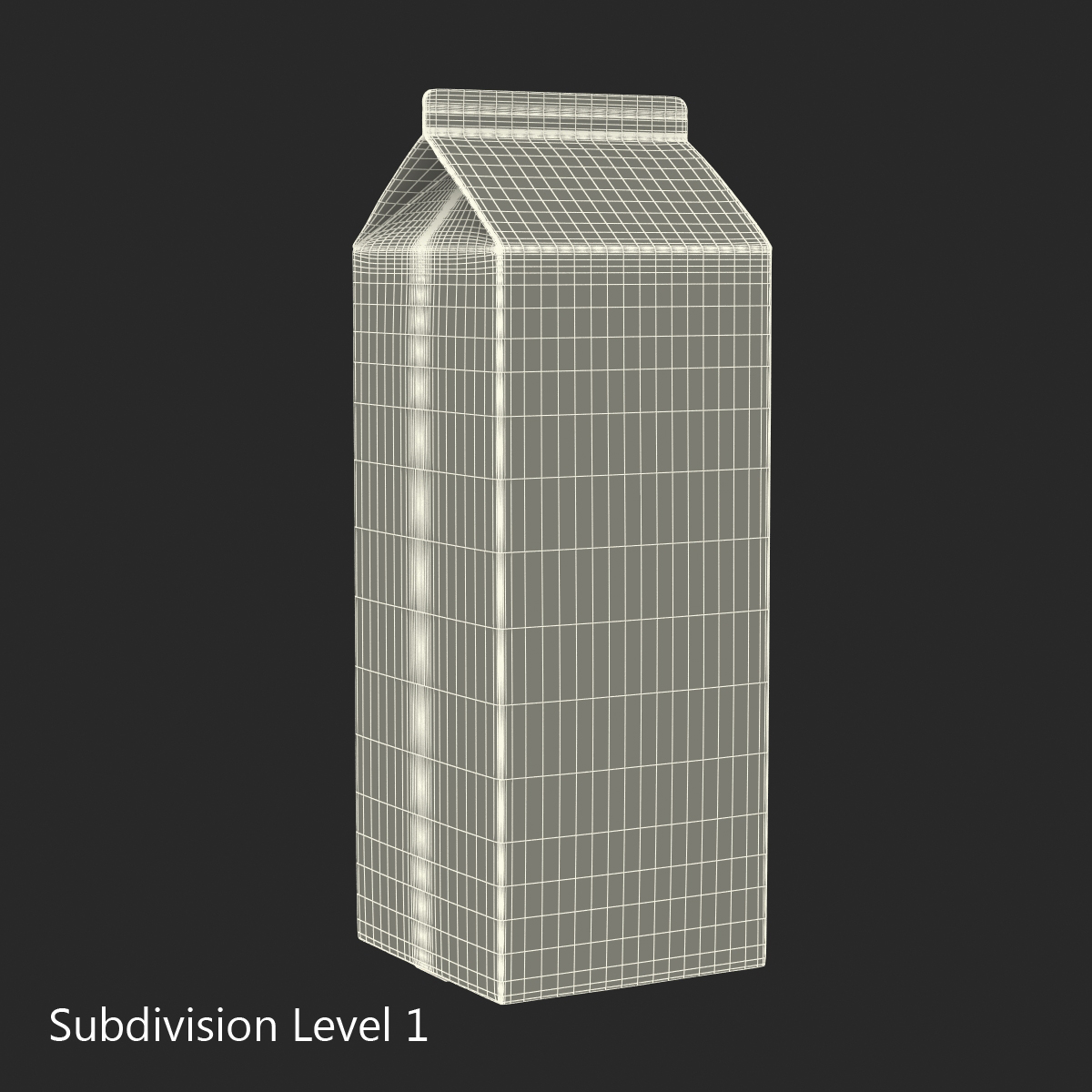 3D model Half Gallon Milk Carton 2
