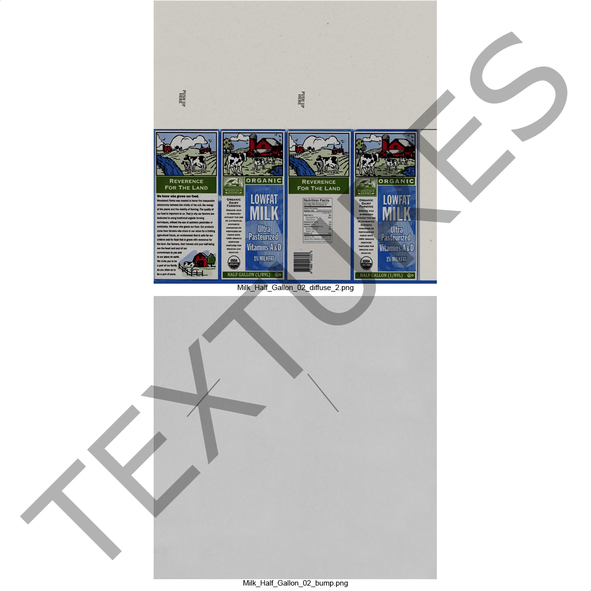 3D model Half Gallon Milk Carton 2