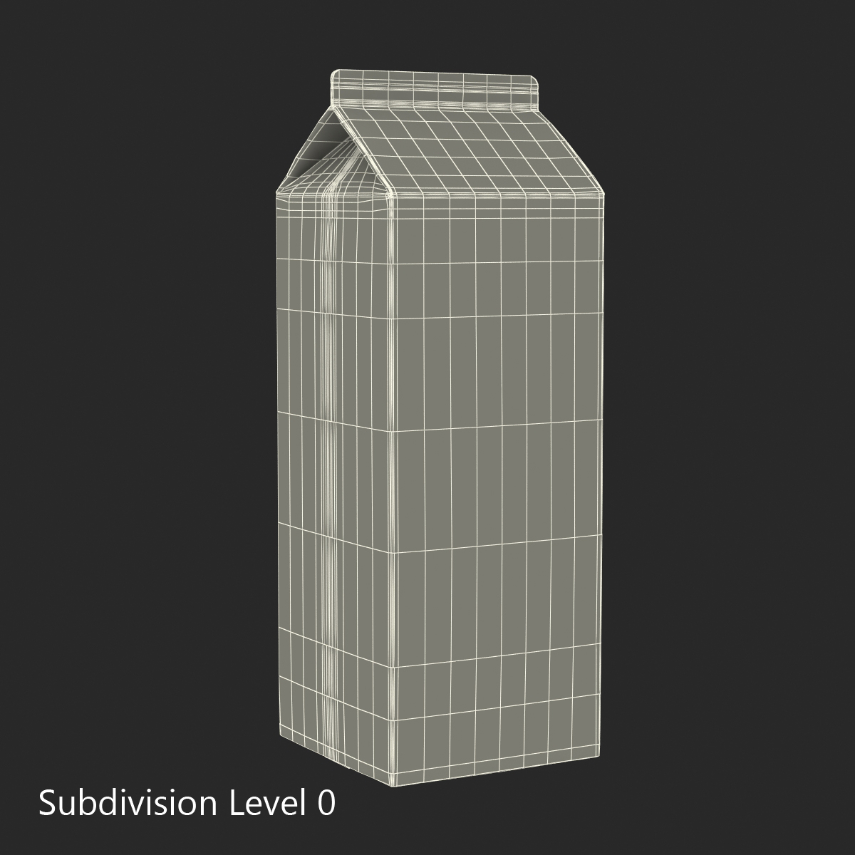 3D model Half Gallon Milk Carton 2