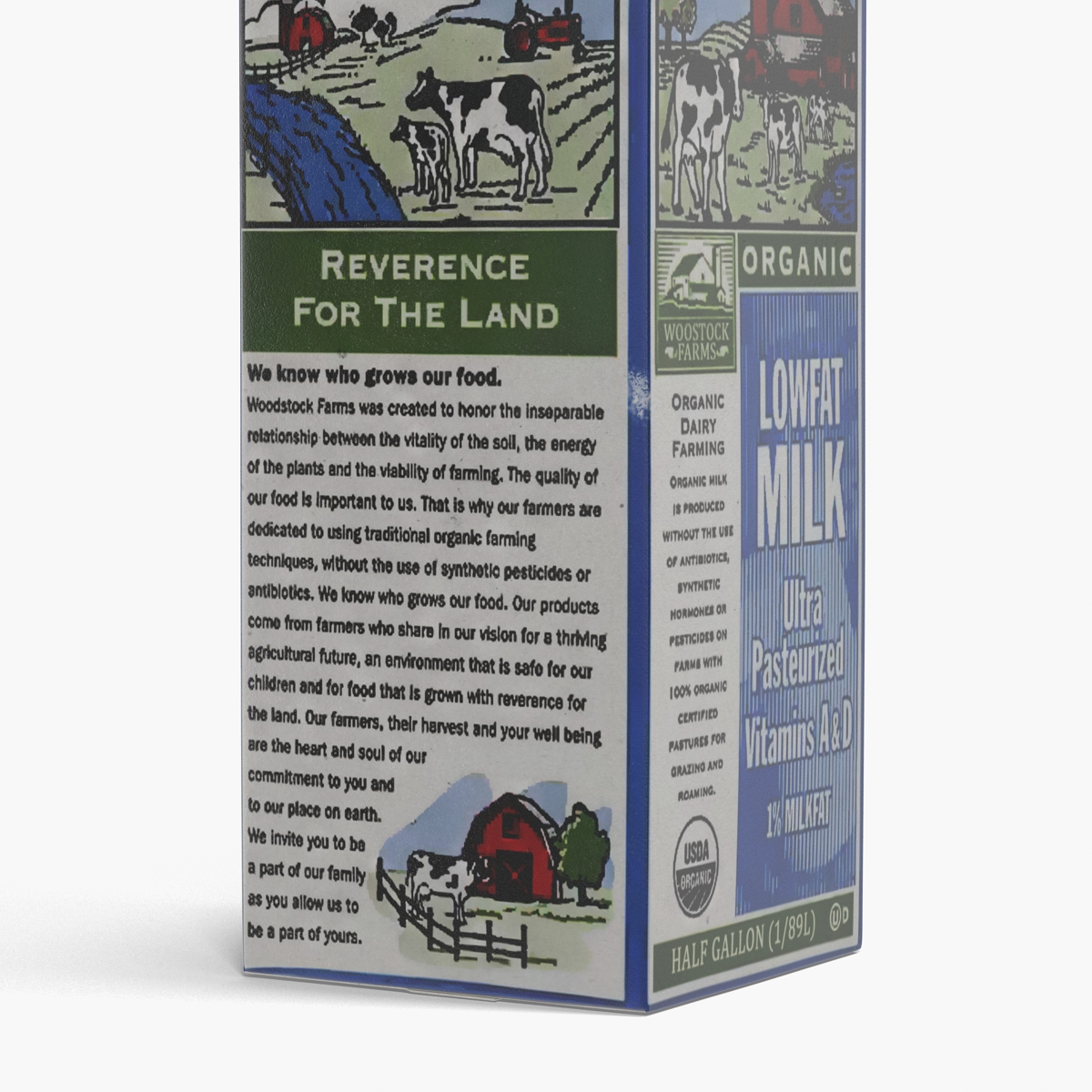 3D model Half Gallon Milk Carton 2