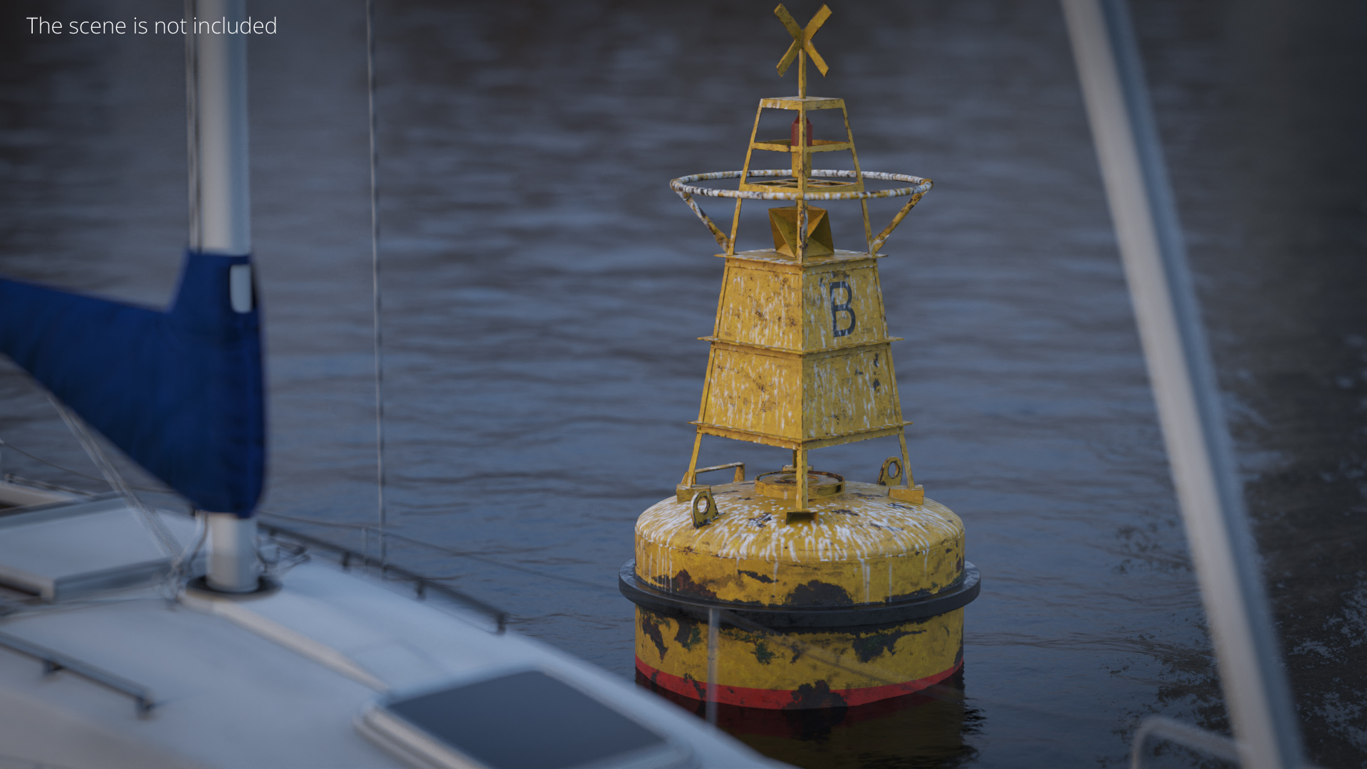 Marine Navigation Buoy Old - view 3