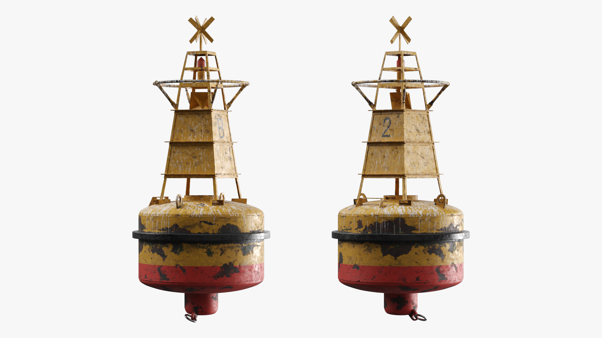 Marine Navigation Buoy Old - view 2