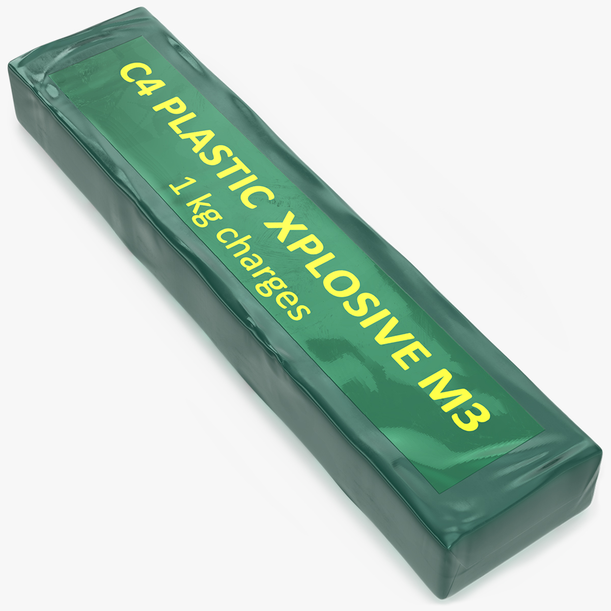 Rectangular C4 Plastic Explosive 1kg Block