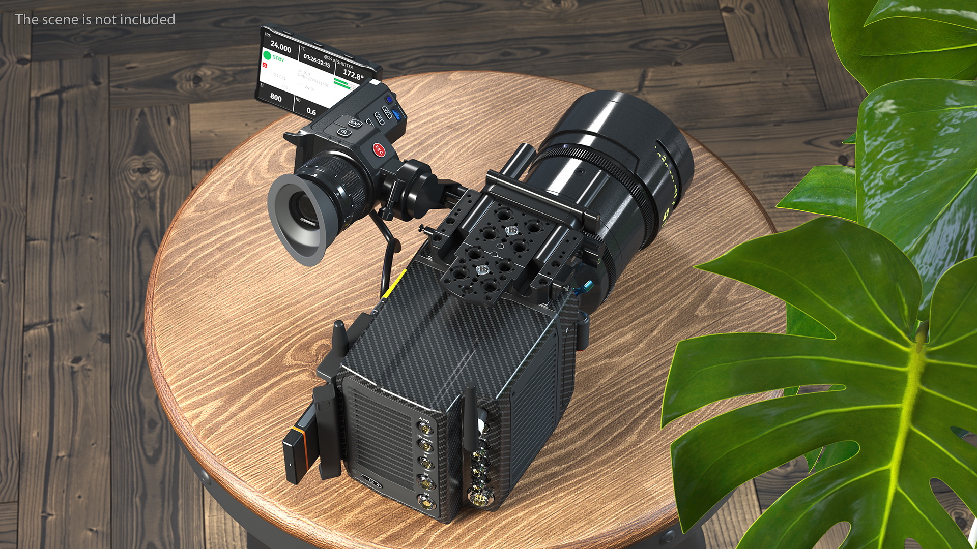 Cinema Camera With ViewFinder CD 3D