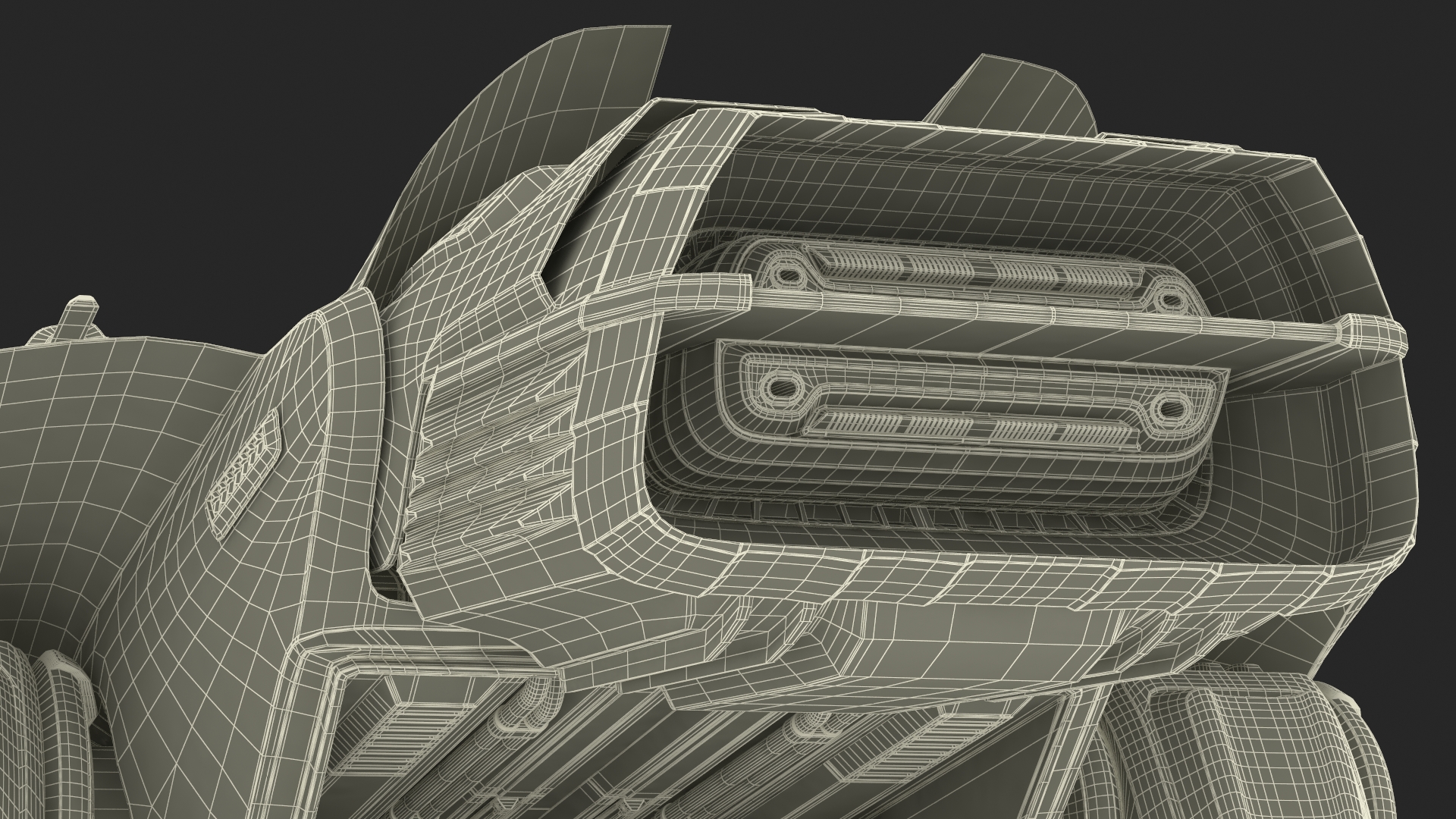 3D Futuristic Sci Fi Dropship Rigged model