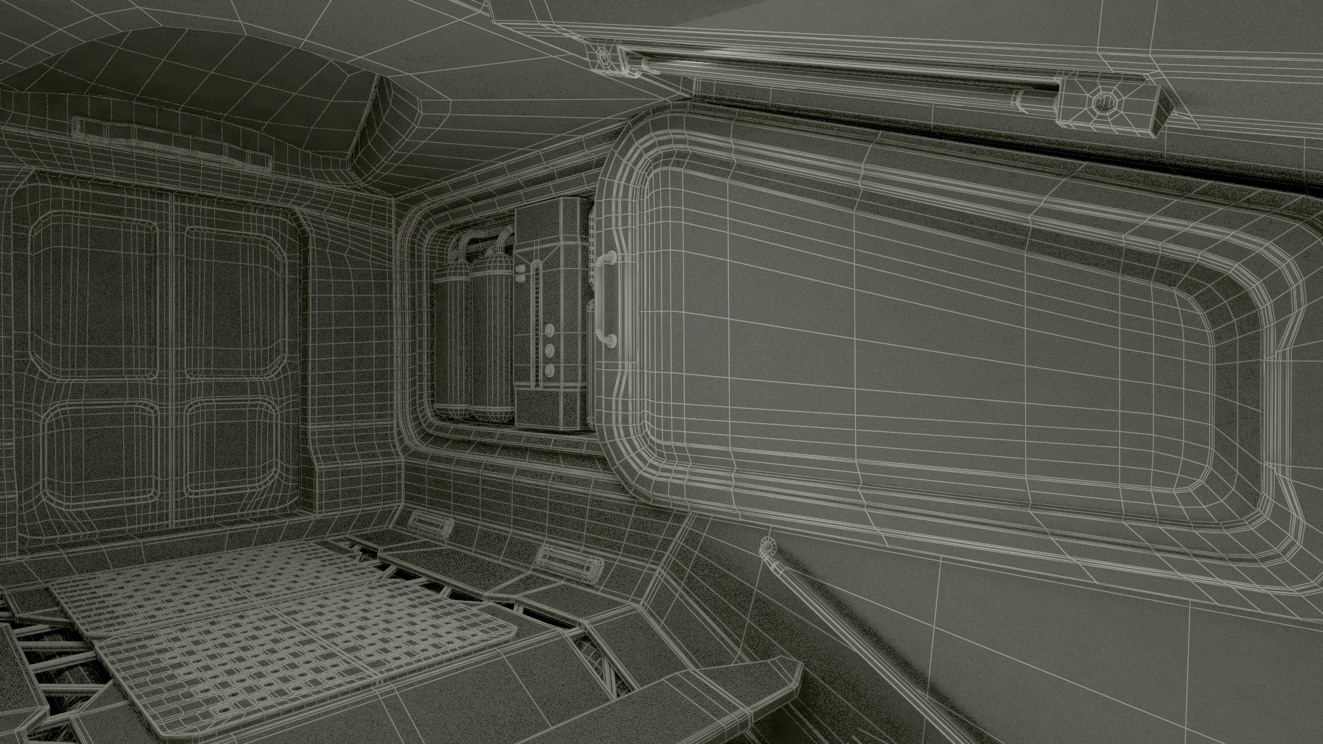 3D Futuristic Sci Fi Dropship Rigged model