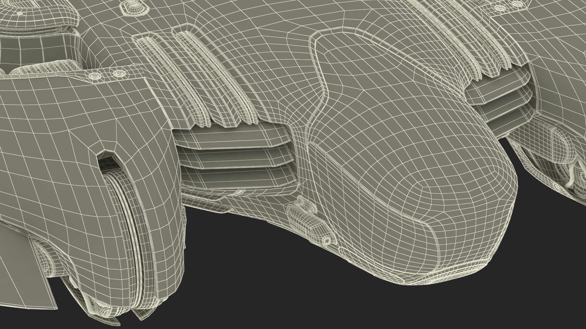 3D Futuristic Sci Fi Dropship Rigged model