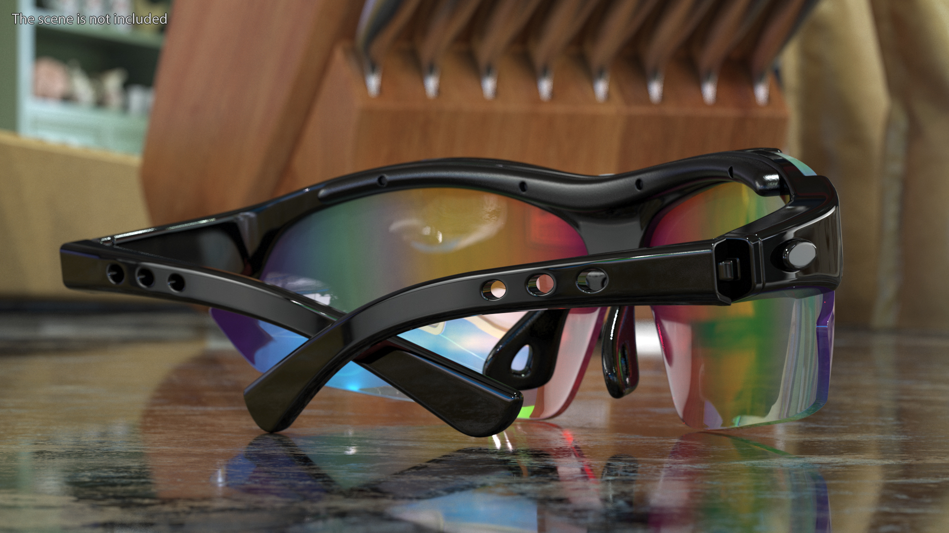 3D model Sport Eyeglass with Rainbow Glasses