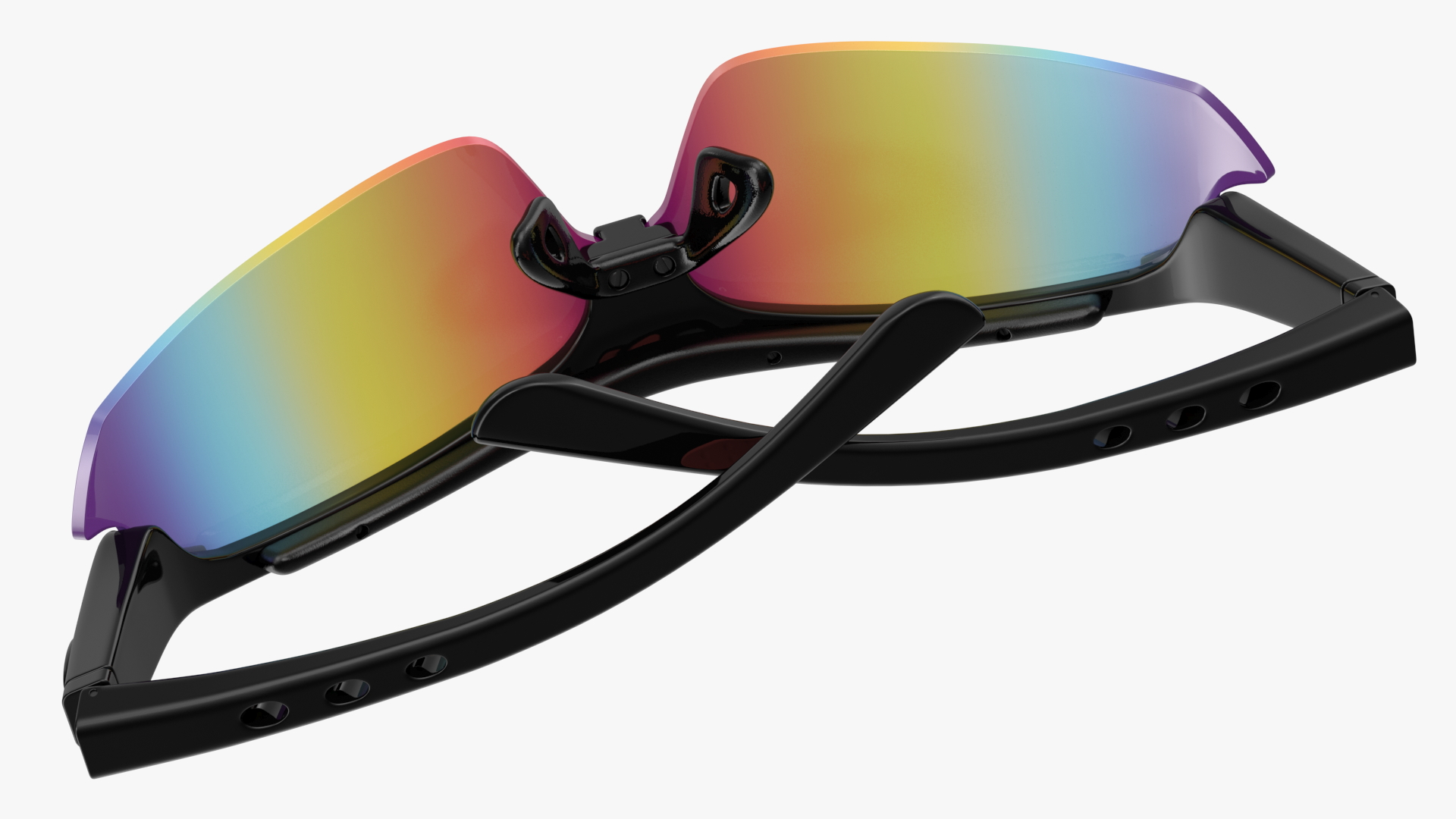 3D model Sport Eyeglass with Rainbow Glasses
