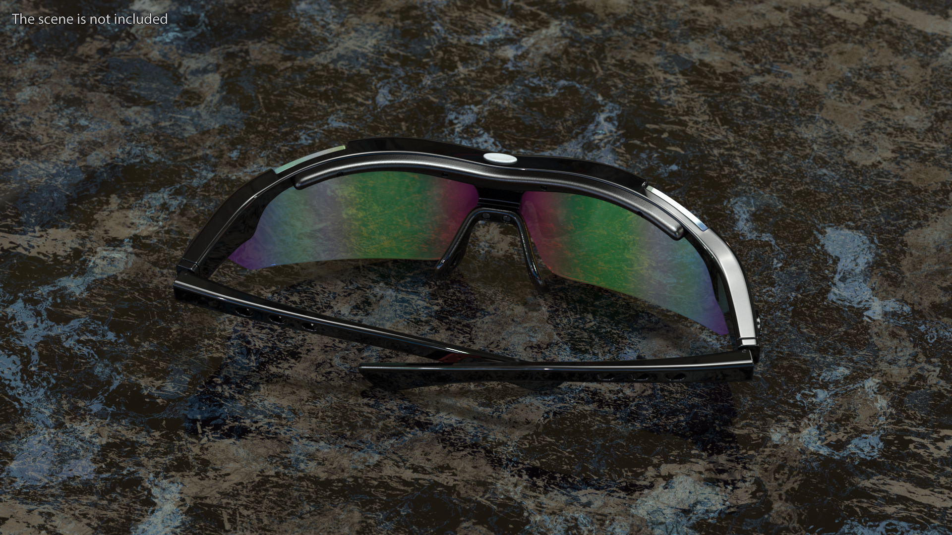 3D model Sport Eyeglass with Rainbow Glasses